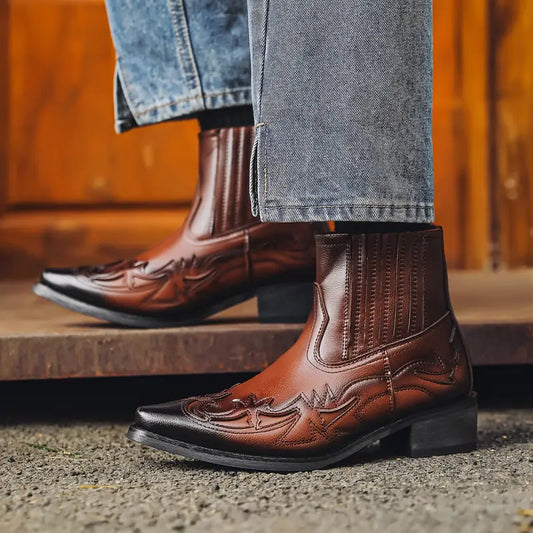 Westmere Leather Ankle Boots