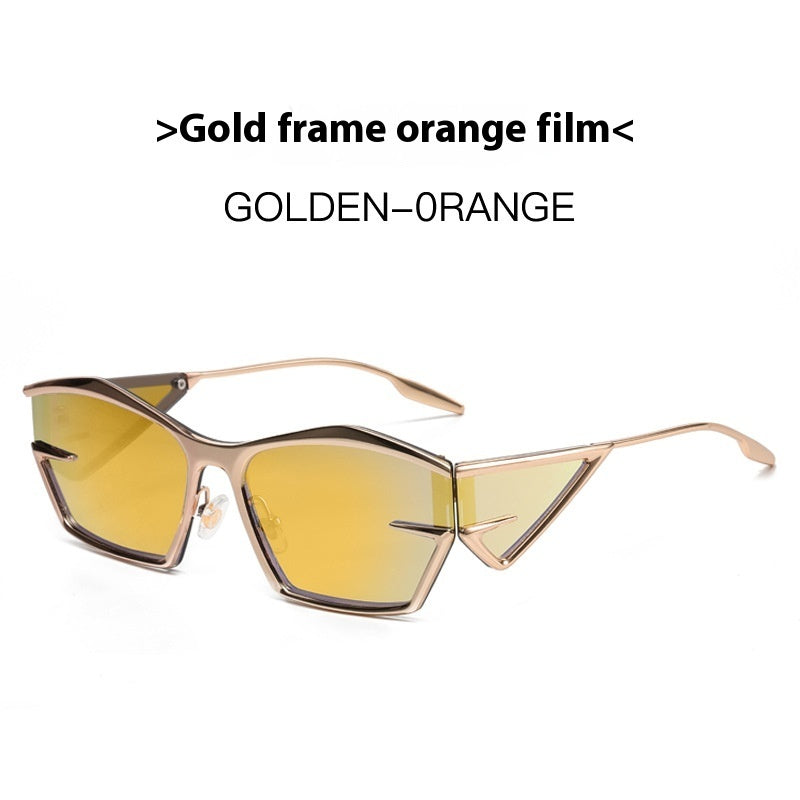 9. Futuristic tech-inspired fashion sunglasses

