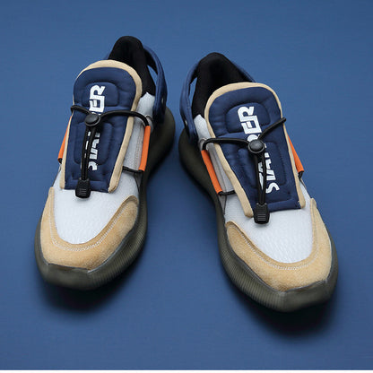 Breathable height-enhancing shoes