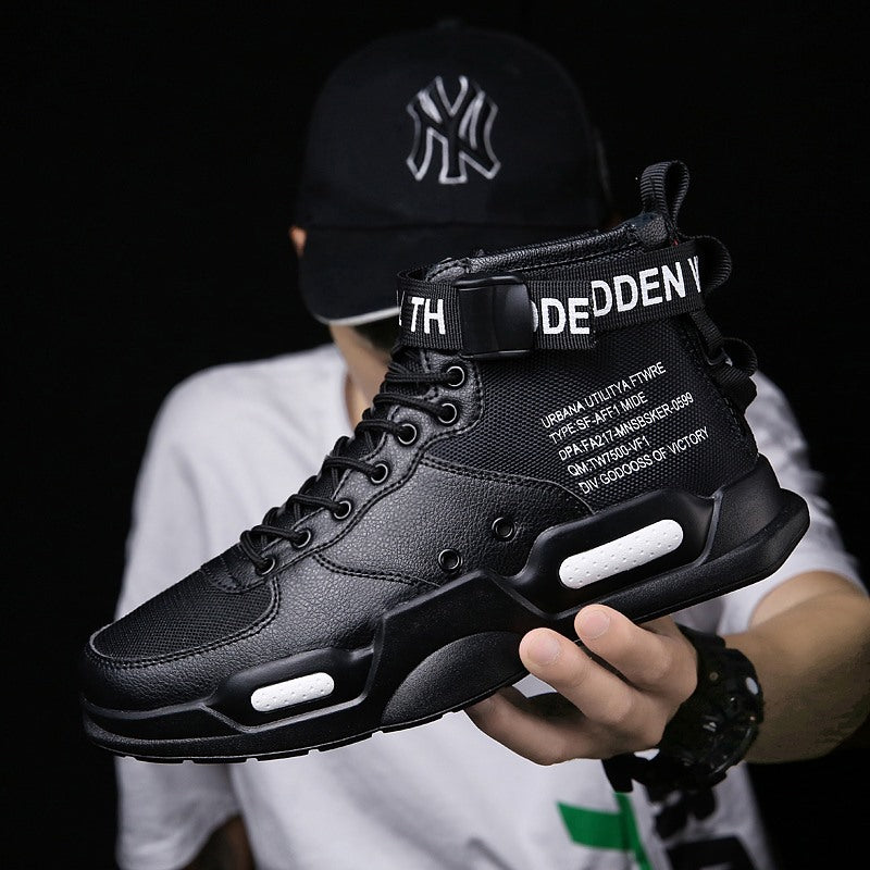 Classic high-top fashion sneakers