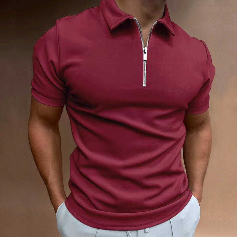 Classic men's polo shirt full view