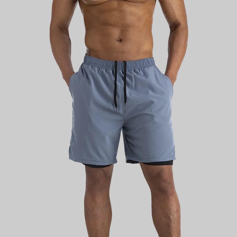 Comfortable men's fitness shorts