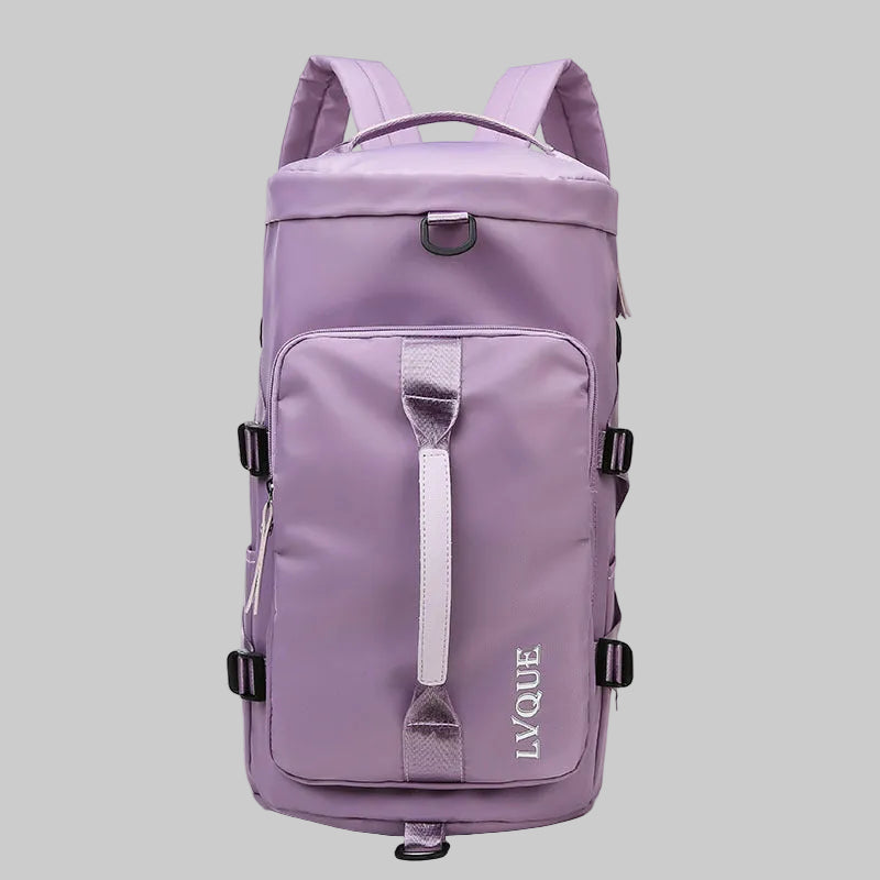 Convertible duffel backpack gym bag