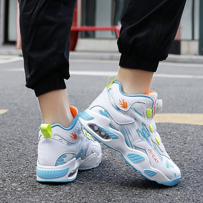 Cushioned sneakers for walking and running