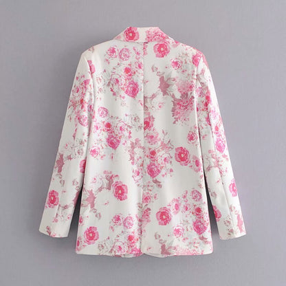 Elegant floral formal jacket