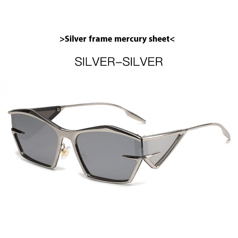 Futuristic sunglasses front view