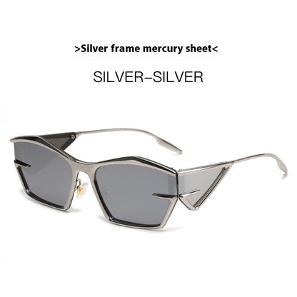 Futuristic sunglasses front view
