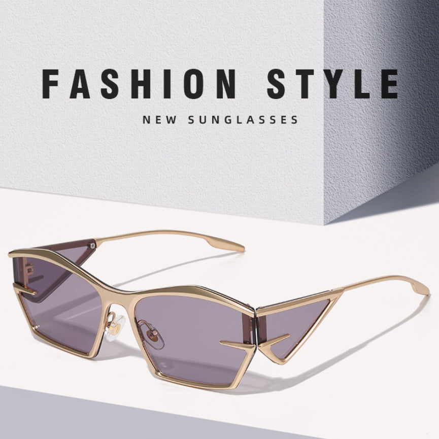 Futuristic technology fashion sunglasses