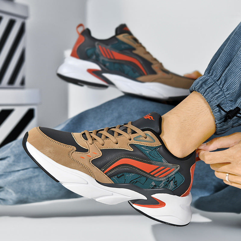 Leather everyday sneakers for men