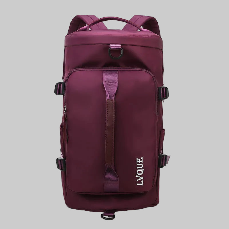 Lightweight gym backpack duffel travel bag