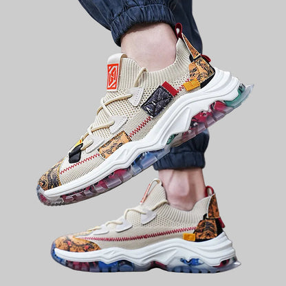 Lightweight mesh running shoes