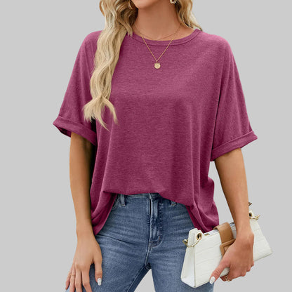Long sleeve oversized casual T-shirt