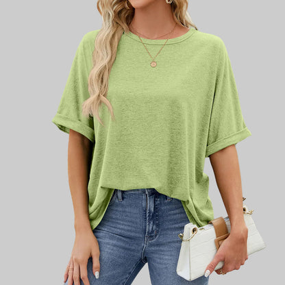 Loose fit women's long sleeve shirt