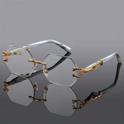 Noir Gold-Plated Polarized Sunglasses