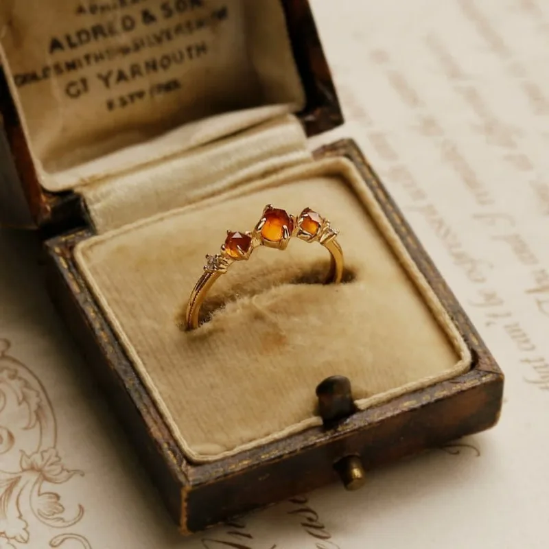 Sunset Ember Ring