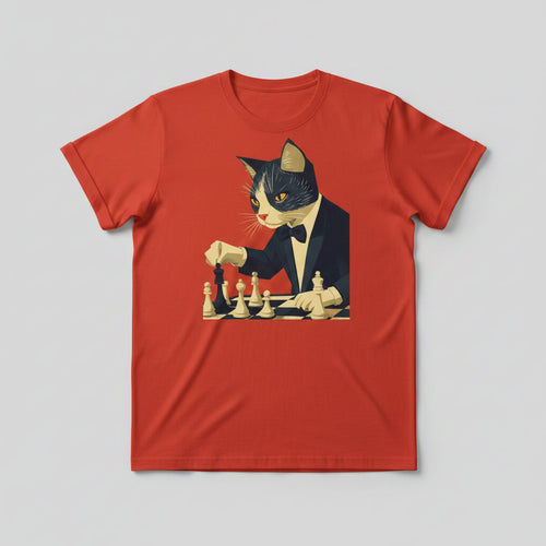 Men's 3D travel cat printed t-shirt