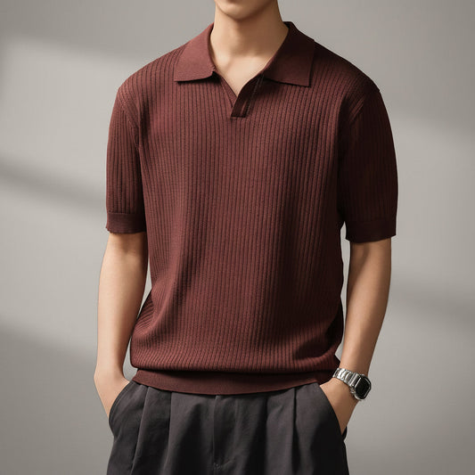 Men's American old money polo shirt