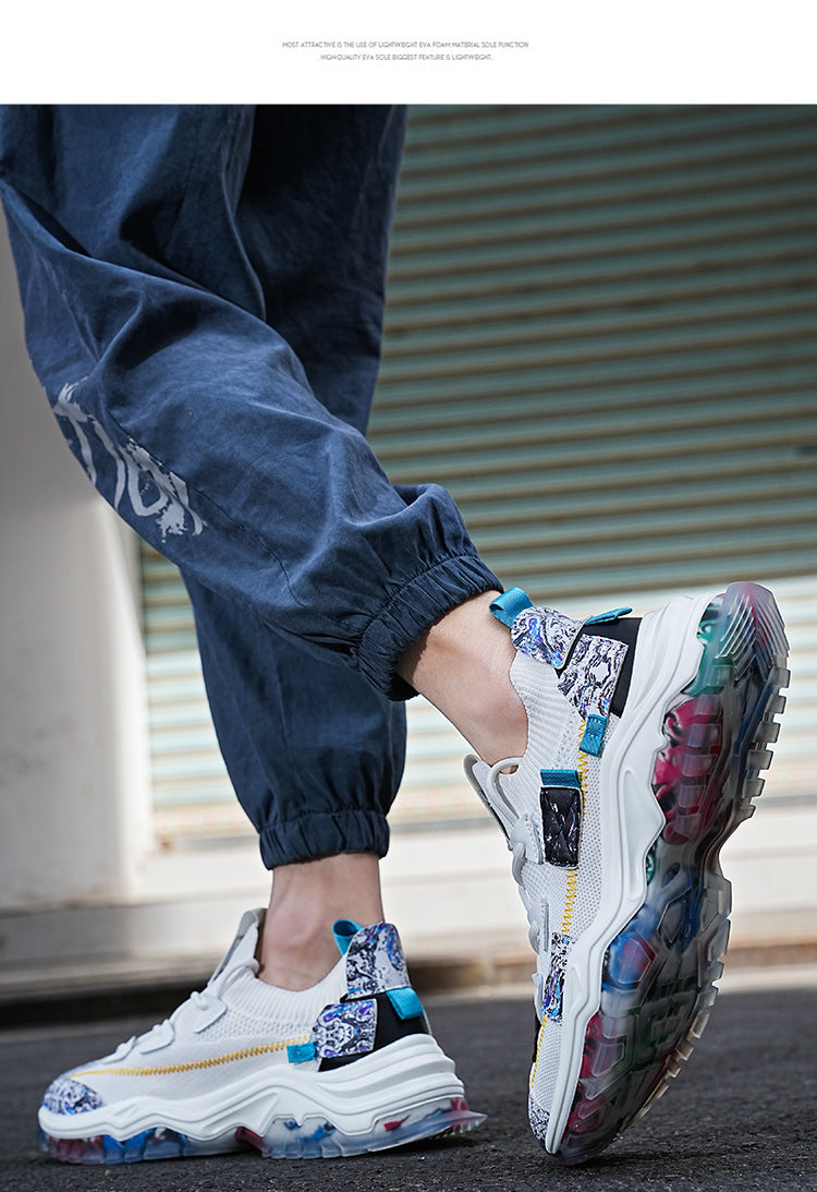 Men's breathable workout shoes