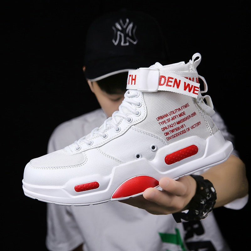Men's casual high-top sneakers streetwear