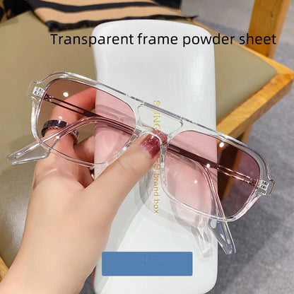 Men's hollow frame sunglasses