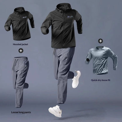 Men's lightweight athletic workout outfit