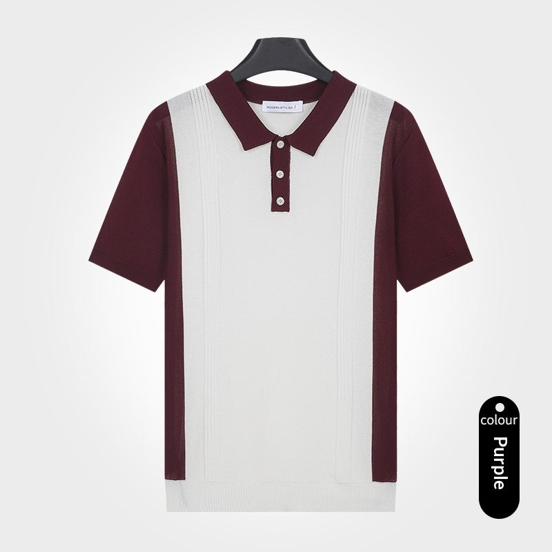Men's lightweight knitted summer top
