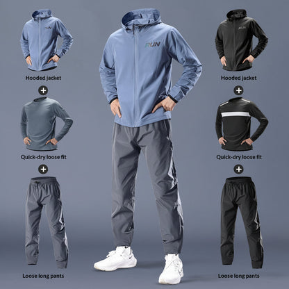 Men's quick-dry running sports set