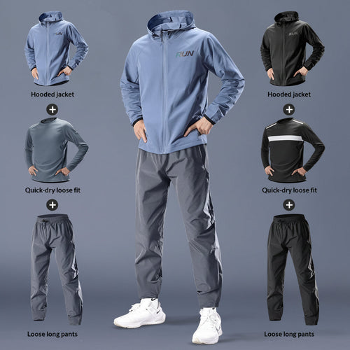 Men's quick-dry running sports set