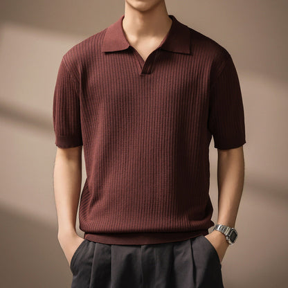 Men's refined casual polo shirt
