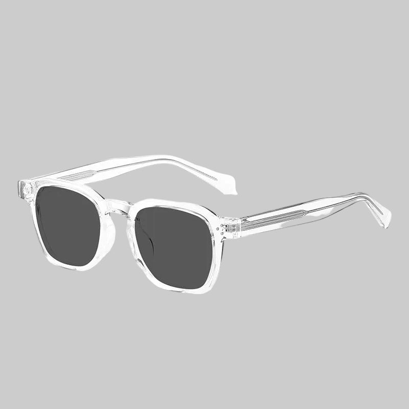 Men's retro polygonal eyewear