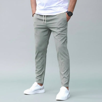 Men's slim fit cropped pants