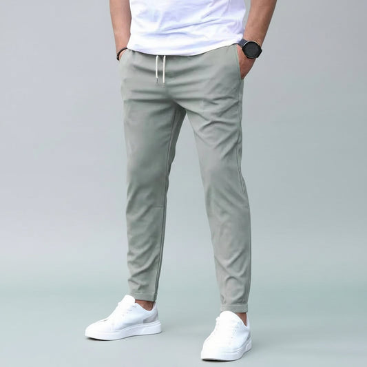 Men's slim fit cropped pants