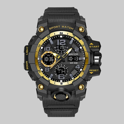 Men's sporty fashion wristwatch