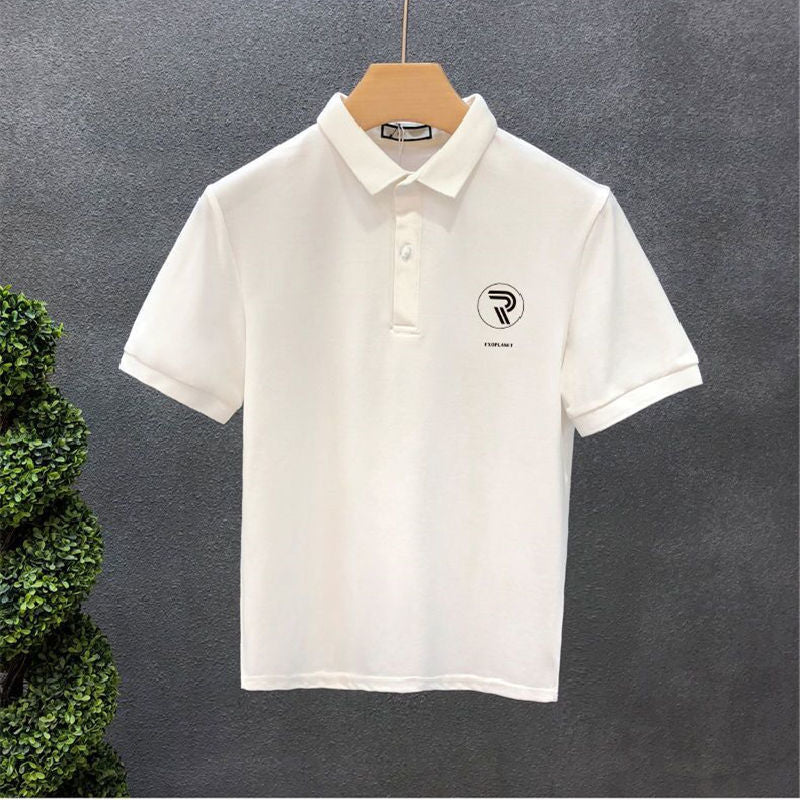 Men's summer casual polo T-shirt