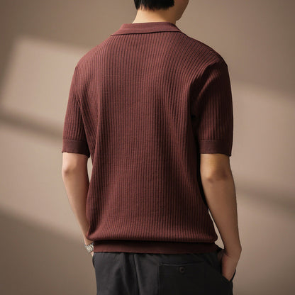 Old money men's premium polo top