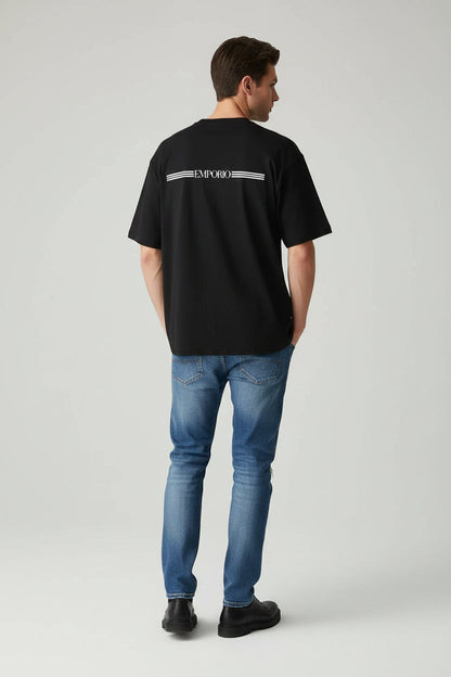 Premium cotton men's casual T-shirt