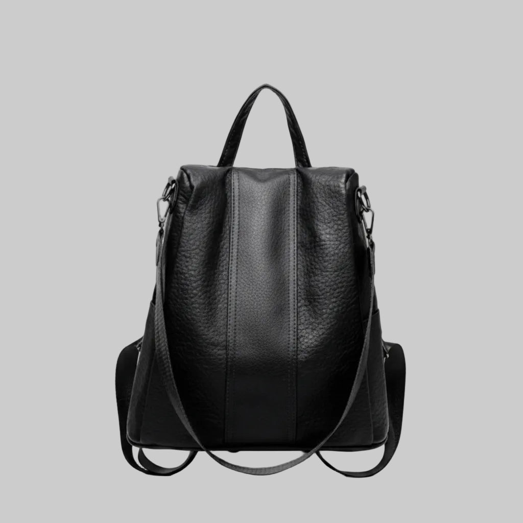 Premium leather backpack