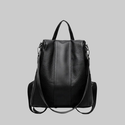 Premium leather backpack
