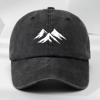 Printed retro style adjustable men's hat