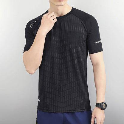 Relaxed men's sports-inspired T-shirt