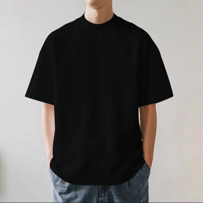 Retro-inspired oversized men's T-shirt