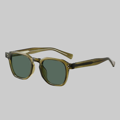 Retro polygonal sunglasses front view