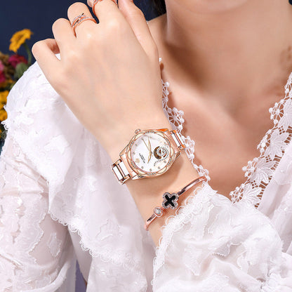 Stylish designer mechanical watch