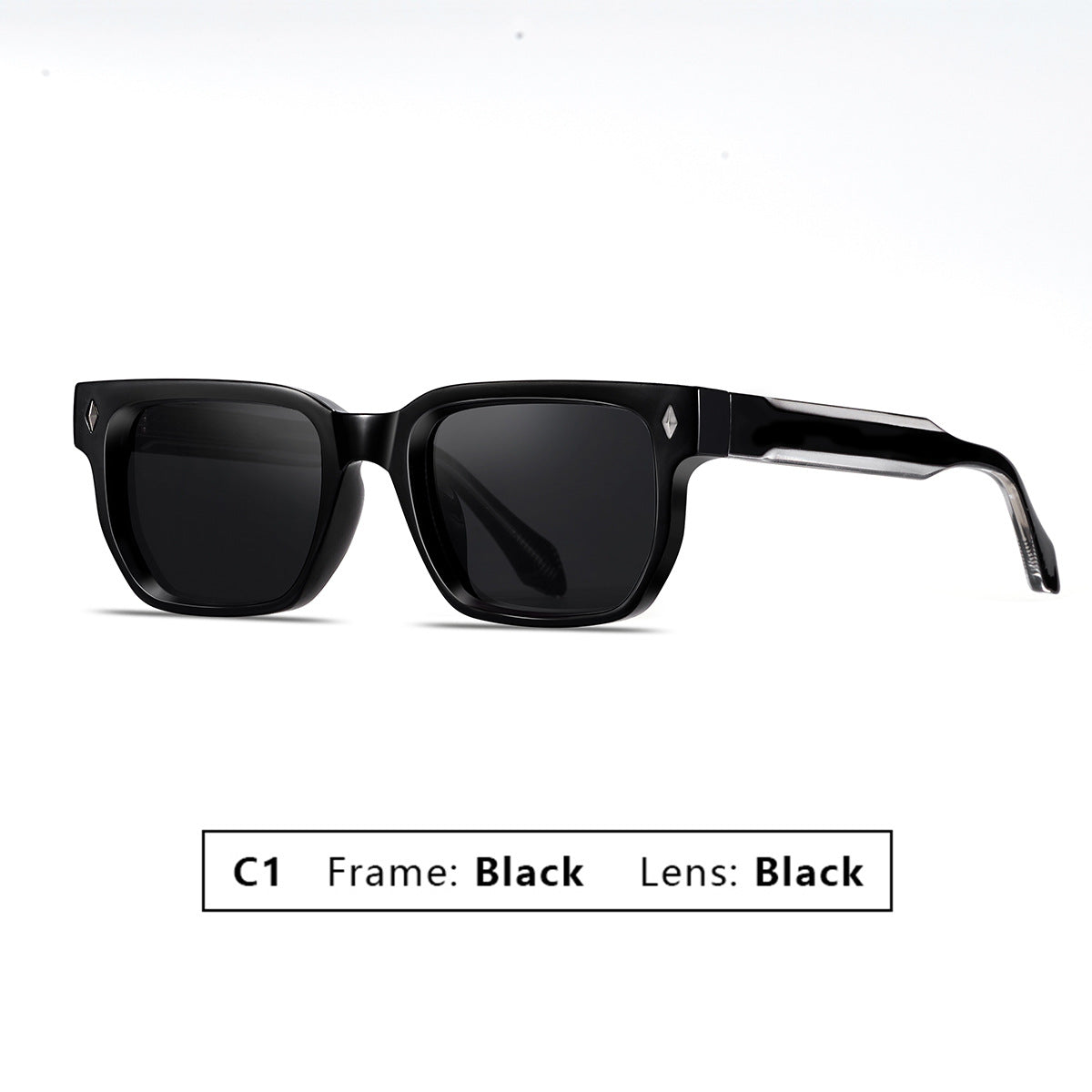 Trendy gradient lens sunglasses