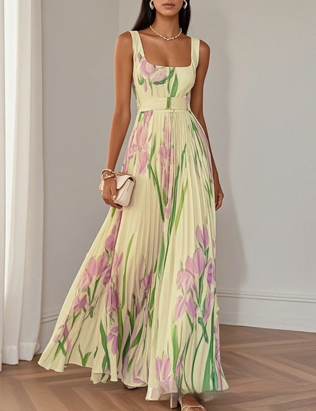 Women's casual summer floral dress
