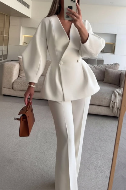 Women's elegant formal skirt suit