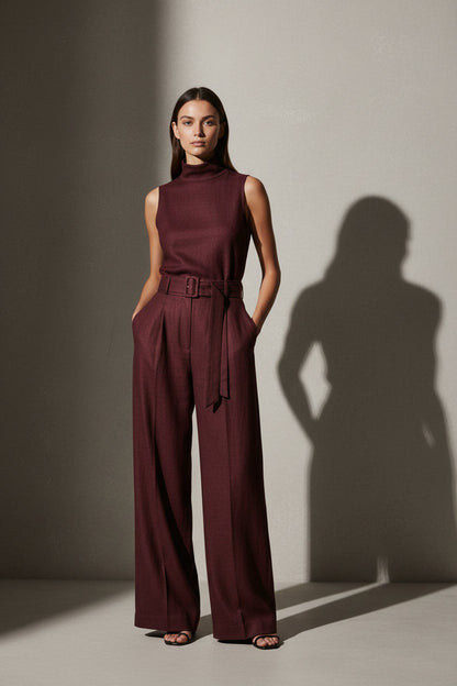 Women's lightweight two-piece summer outfit