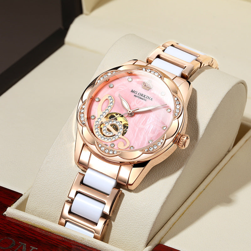 Women's luxury mechanical watch