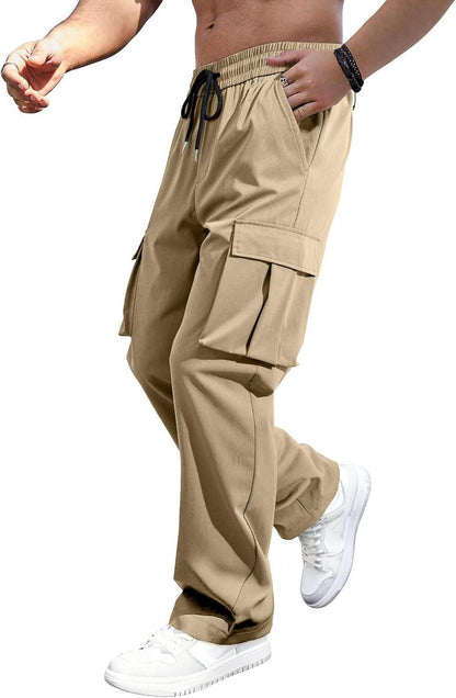 men's-casual-multi-pocket-shorts