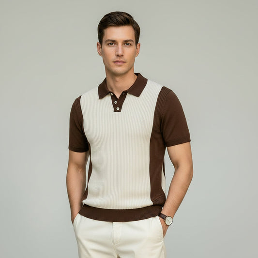 men's-knitted-short-sleeve-casual-t-shirt